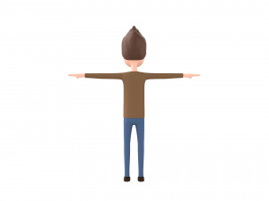 cartoonman036 man 3D Модель