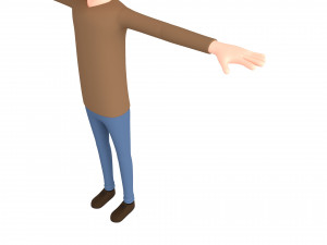 cartoonman036 man 3D Модель
