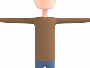 cartoonman036 man 3D Модель