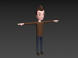 cartoonman036 man 3D Модель