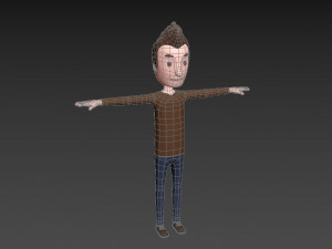 cartoonman036 man 3D Модель