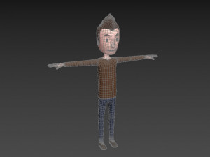 cartoonman036 man 3D Модель