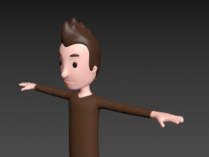 cartoonman036 man 3D Модель