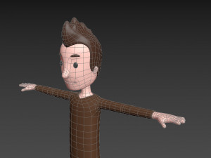 cartoonman036 man 3D Модель