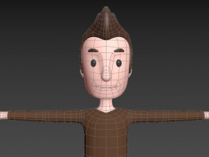 cartoonman036 man 3D Модель