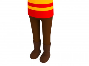 cartoonman037-firefighter 3D मॉडल
