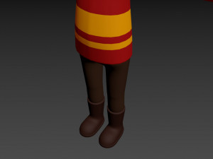 cartoonman037-firefighter 3D मॉडल