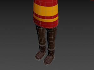 cartoonman037-firefighter 3D मॉडल