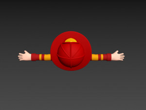 cartoonman037-firefighter 3D मॉडल