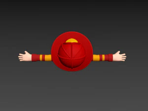 cartoonman037-firefighter 3D Model