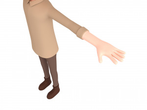 cartoonman038 cowboy 3D Модель