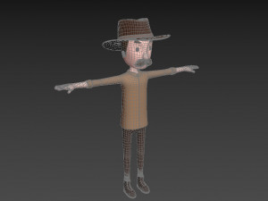 cartoonman038 cowboy 3D Модель