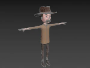 cartoonman038 cowboy 3D Model