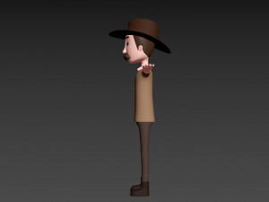 cartoonman038 cowboy 3D Модель