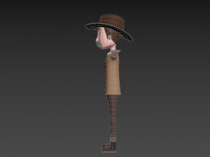 cartoonman038 cowboy 3D Модель