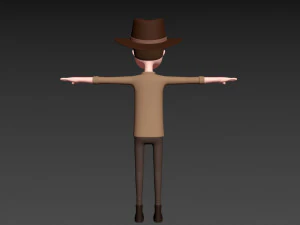 cartoonman038 cowboy 3D Model