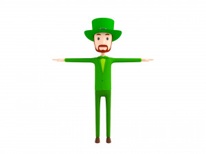 cartoonman039 irishman 3D 模型