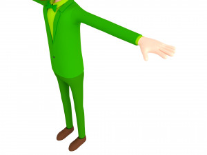 cartoonman039 irishman 3D 模型