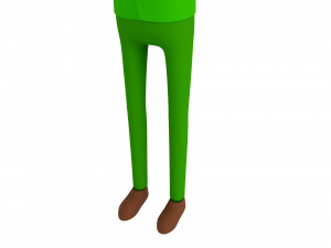 cartoonman039 irishman 3D 模型