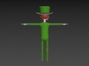 cartoonman039 irishman 3D 模型