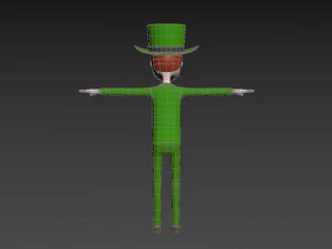 cartoonman039 irishman 3D Model