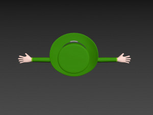cartoonman039 irishman 3D 模型