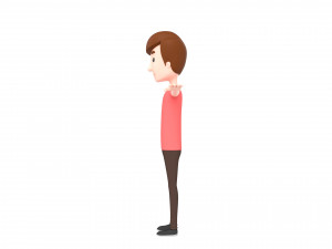 cartoonman040 man 3D 模型