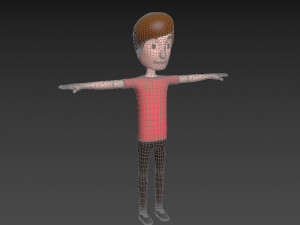 cartoonman040 man 3D 模型