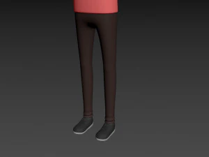 rysunkowyman040 mężczyzna Model 3D