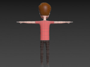 cartoonman040 man 3D 模型