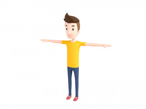cartoonman041 man 3D मॉडल