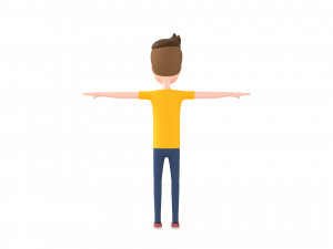 cartoonman041 man 3D Model