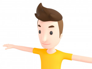 cartoonman041 man 3D Model