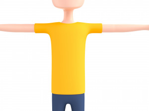 cartoonman041 man 3D Model