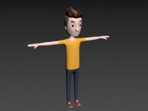 cartoonman041 man 3D Model