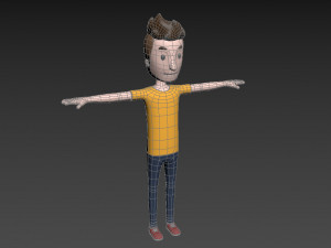 cartoonman041 man 3D Model