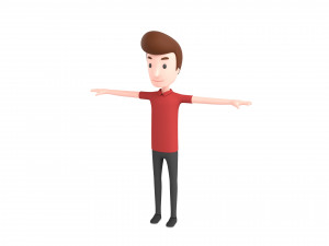 cartoonman042 man 3D मॉडल