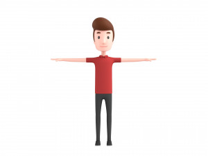 cartoonman042 man Modèle 3D