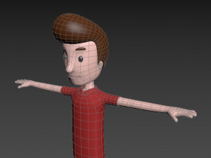 cartoonman042 man Modèle 3D