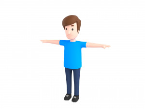 cartoonman043 fat man 3D Model