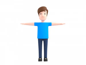 cartoonman043 fat man 3D Model