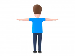cartoonman043 fat man 3D Модель