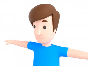 cartoonman043 fat man 3D Model