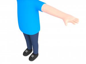 cartoonman043 fat man 3D Модель