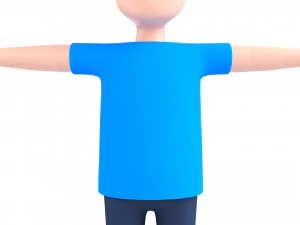 cartoonman043 fat man 3D Model