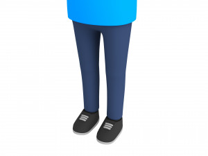 cartoonman043 fat man 3D Модель