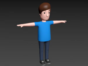 cartoonman043 fat man 3D Model
