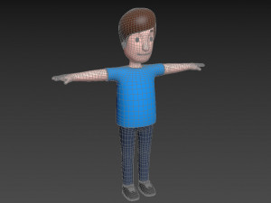 cartoonman043 fat man 3D Модель