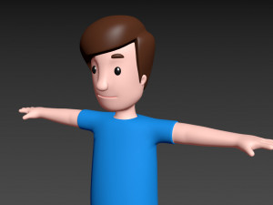 cartoonman043 fat man 3D Модель