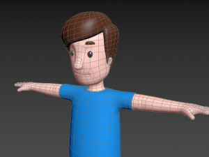 cartoonman043 fat man 3D Модель